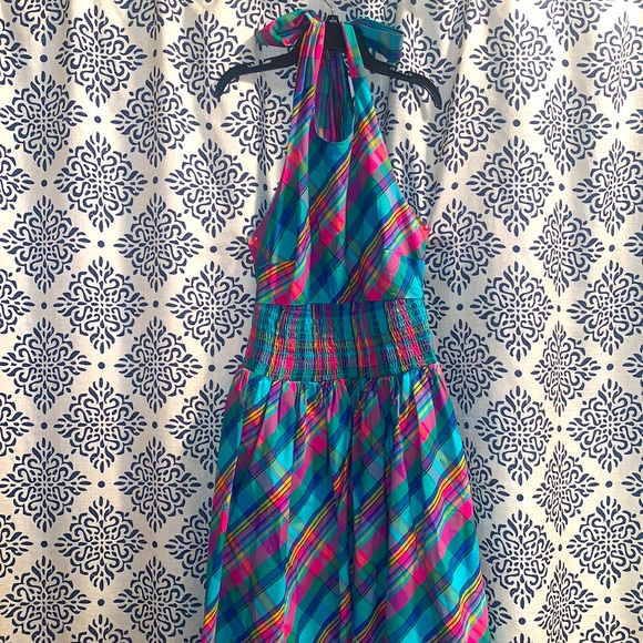 Plaid Halter Dress -ChristopherJohnRogers - Picture 4 of 13